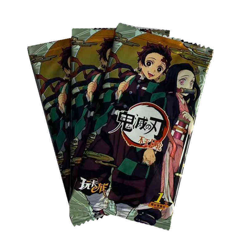 Demon Slayer Card TCG Game Cards Table Toys For Family Children Christmas Gift AA220314