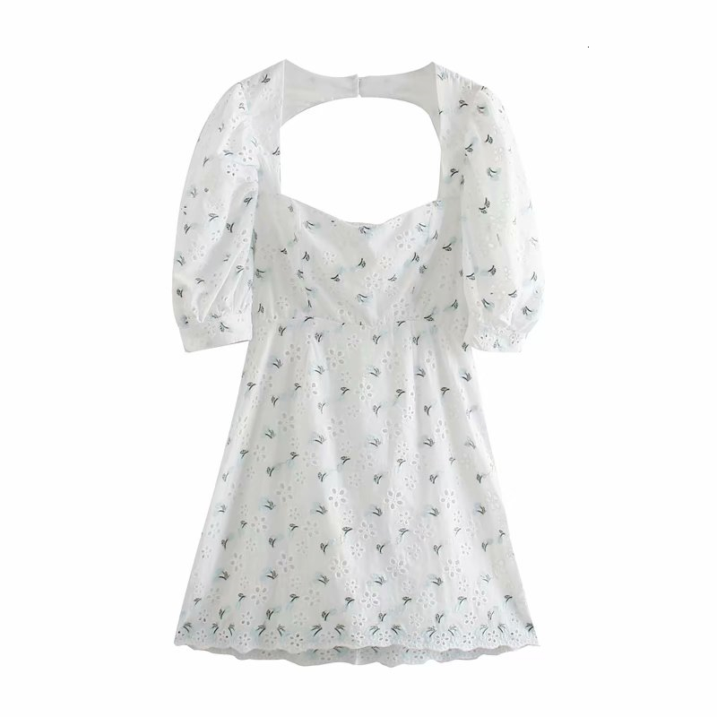 New Elegant Women Floral Embroidery 2021 Fashion Ladies Lace Sleeve Sweet Female Chic Square Collar Mini Es G9zx, White
New Elegant Women Floral Embroidery 2021 Fashion Ladies Lace Sleeve Sweet Female Chic Square Collar Mini Es G9zx, White
