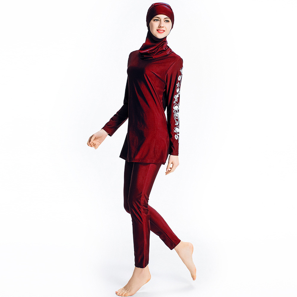 2021 New Middle Eastern Women Conservative Stylish Temperament Solid Color with Three-piece Swimsuit Hood Zfrh
2021 New Middle Eastern Women Conservative Stylish Temperament Solid Color with Three-piece Swimsuit Hood Zfrh
