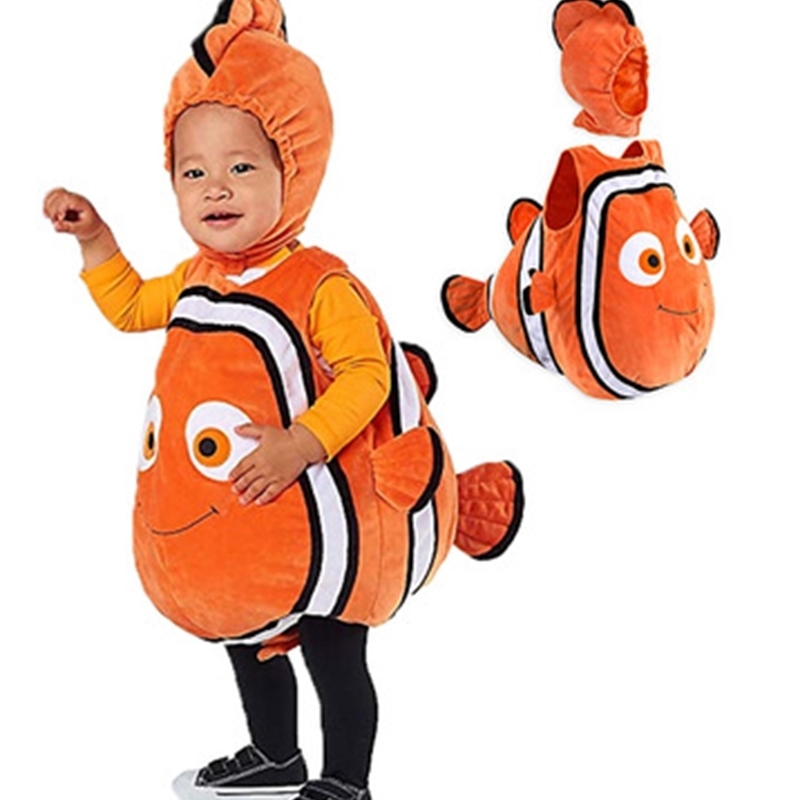 Baby Kids Fish Costume Christmas Cosplay party Costume Halloween costume for kids LJ200930