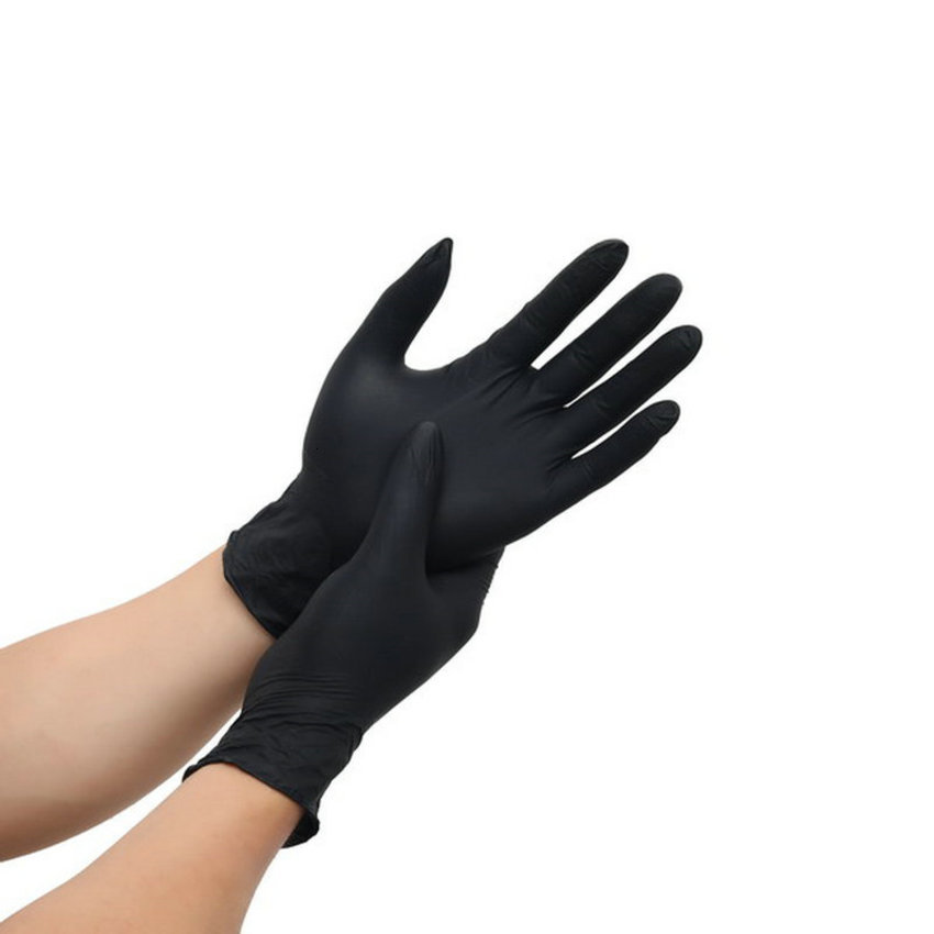 Black Bake Non-slip Latex Standard Disposable Rubber Kitchen Garden Gloves Blue White 100pcs/Box KSR3
Black Bake Non-slip Latex Standard Disposable Rubber Kitchen Garden Gloves Blue White 100pcs/Box KSR3