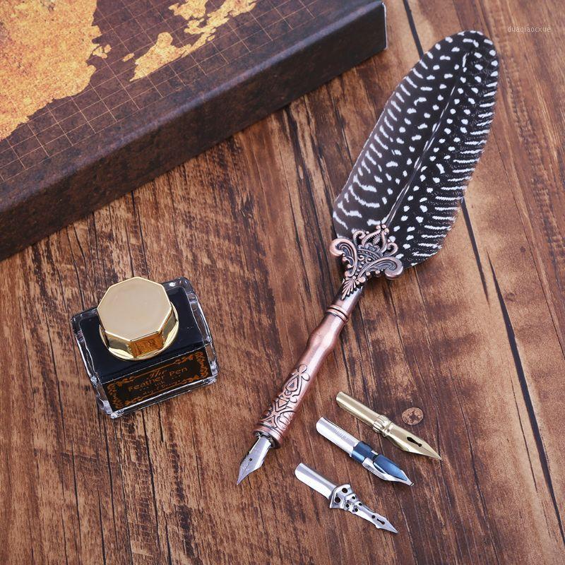Drop Ship&Wholesale Vintage Feather Quill Dip Pen Fountain Pens With Ink +3 Nibs Set Box Stationery Nov.81, Red
Drop Ship&Wholesale Vintage Feather Quill Dip Pen Fountain Pens With Ink +3 Nibs Set Box Stationery Nov.81, Red