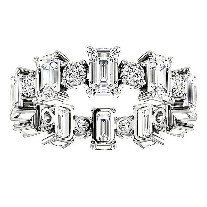 Choucong Brilliant 5A CZ Diamond Party Women Engagement Rings Promise Accessories for Lover Fine Birthday Gift Lady Trendy Jewelry Ring Gift