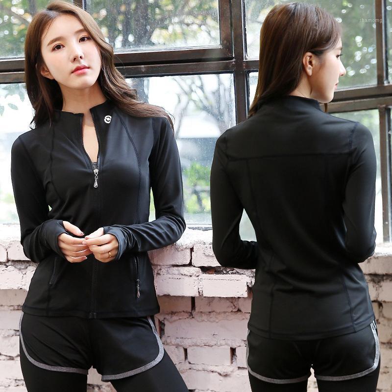 Female Outdoor Autumn and Winter Yoga Hoodless Coat Korean-style Fashion & Sports Zip-up Shirt Fitness pao bu fu Manufacturers W1, Black
Female Outdoor Autumn and Winter Yoga Hoodless Coat Korean-style Fashion & Sports Zip-up Shirt Fitness pao bu fu Manufacturers W1, Black