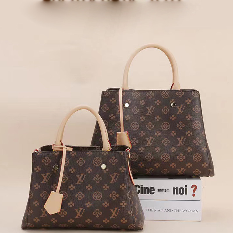 MONTAIGNE BB Totes M41055 41056 41057 High Quality Designer Luxury Bags Brand Floral Ladies Handbags Fashion woman Business Handbag Luxurious Shoulder Bags, Deep brown
MONTAIGNE BB Totes M41055 41056 41057 High Quality Designer Luxury Bags Brand Floral Ladies Handbags Fashion woman Business Handbag Luxurious Shoulder Bags, Deep brown