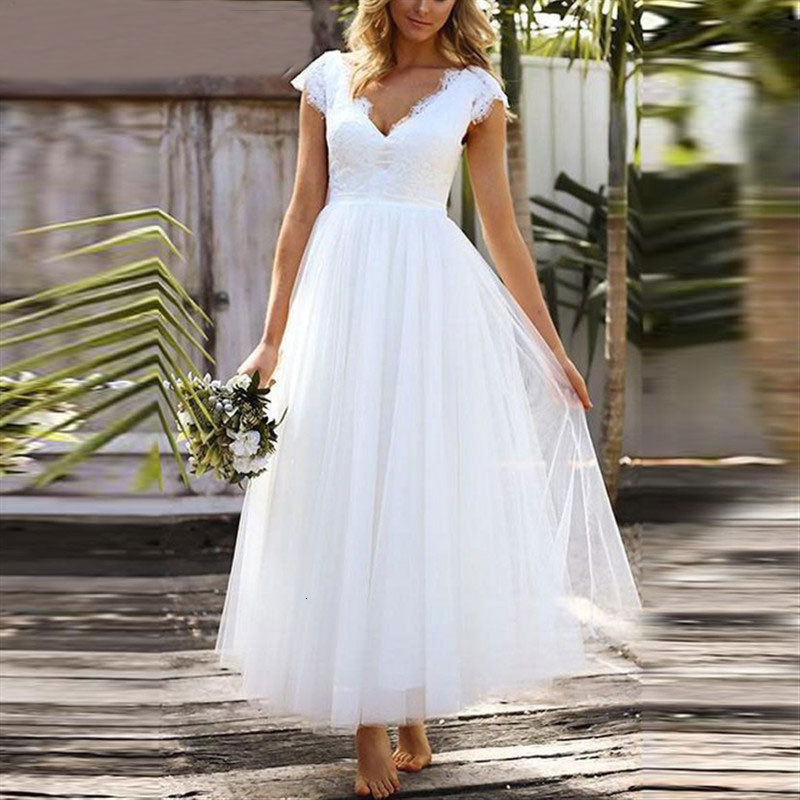 2021 New Dressed Novia Wedding Lace Party Dress Longue Robe Soiree Formal Simple Bride to Be Inducted D1IH, Ivory white
2021 New Dressed Novia Wedding Lace Party Dress Longue Robe Soiree Formal Simple Bride to Be Inducted D1IH, Ivory white
