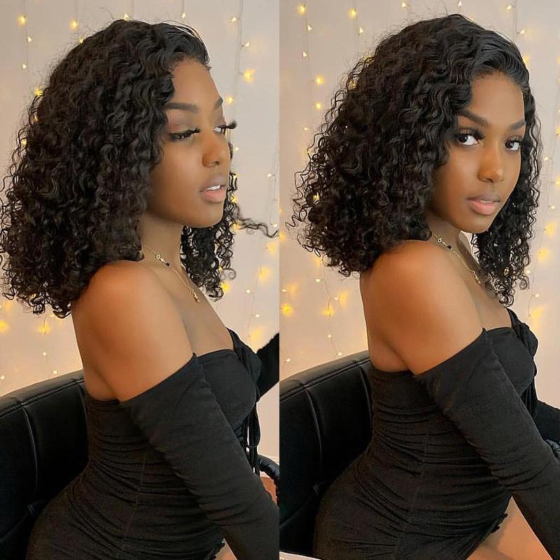 Curly Bob Wig Lace Front Human Hair Wigs Short Curly Wigs Hot Star Peruvian Remy Hair Lace Wig 8-26 inch, Natural color
Curly Bob Wig Lace Front Human Hair Wigs Short Curly Wigs Hot Star Peruvian Remy Hair Lace Wig 8-26 inch, Natural color