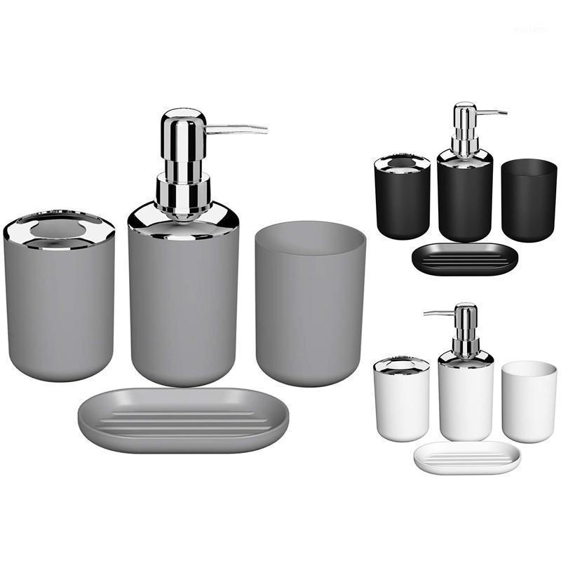 4 Pcs Plastic Bathroom Accessory Set,Bath Toilet Brush Accessories Set with Toothbrush Holder,Toothbrush Cup1
4 Pcs Plastic Bathroom Accessory Set,Bath Toilet Brush Accessories Set with Toothbrush Holder,Toothbrush Cup1