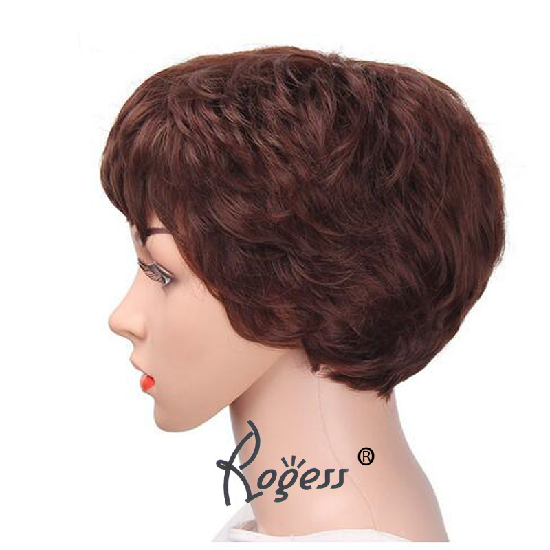Fashion Short Straight Syntetic Women's Hair High temperature hair wig