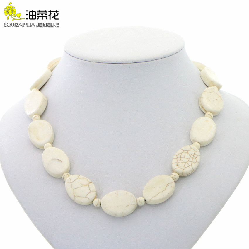 Fashion Charm Natural Stone White Turquoises 12 Style Necklace Clavicle Chain Woman Girl Jewelry Wedding Christmas Gift Make Design 18inch
Fashion Charm Natural Stone White Turquoises 12 Style Necklace Clavicle Chain Woman Girl Jewelry Wedding Christmas Gift Make Design 18inch