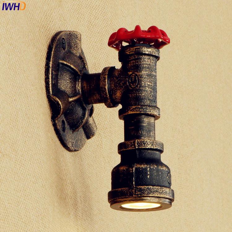 IWHD 5W Iron Vintage Retro Wall Lights Fixtures Bedroom Stair Rustic Industrial Iron Metal Water Pipe Wall Lamp Sconce Lighting
IWHD 5W Iron Vintage Retro Wall Lights Fixtures Bedroom Stair Rustic Industrial Iron Metal Water Pipe Wall Lamp Sconce Lighting