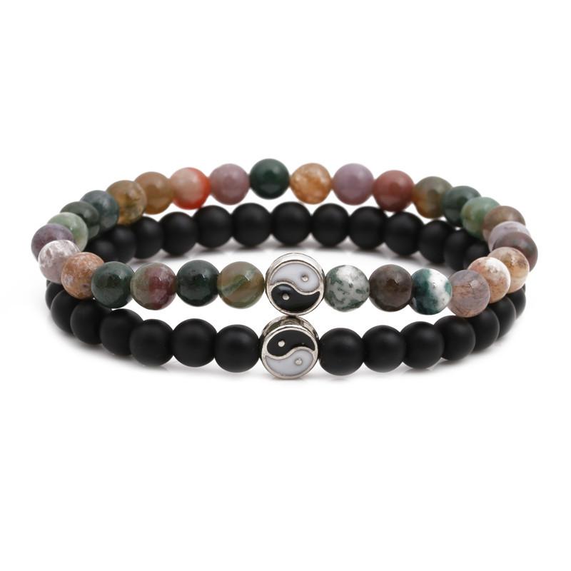 2pcs couple Bracelet Buddha beads Bracelets Bangles Charm Natural Stone Yin yang Bracelet For Men Women Bead Jewelry Best gift
2pcs couple Bracelet Buddha beads Bracelets Bangles Charm Natural Stone Yin yang Bracelet For Men Women Bead Jewelry Best gift