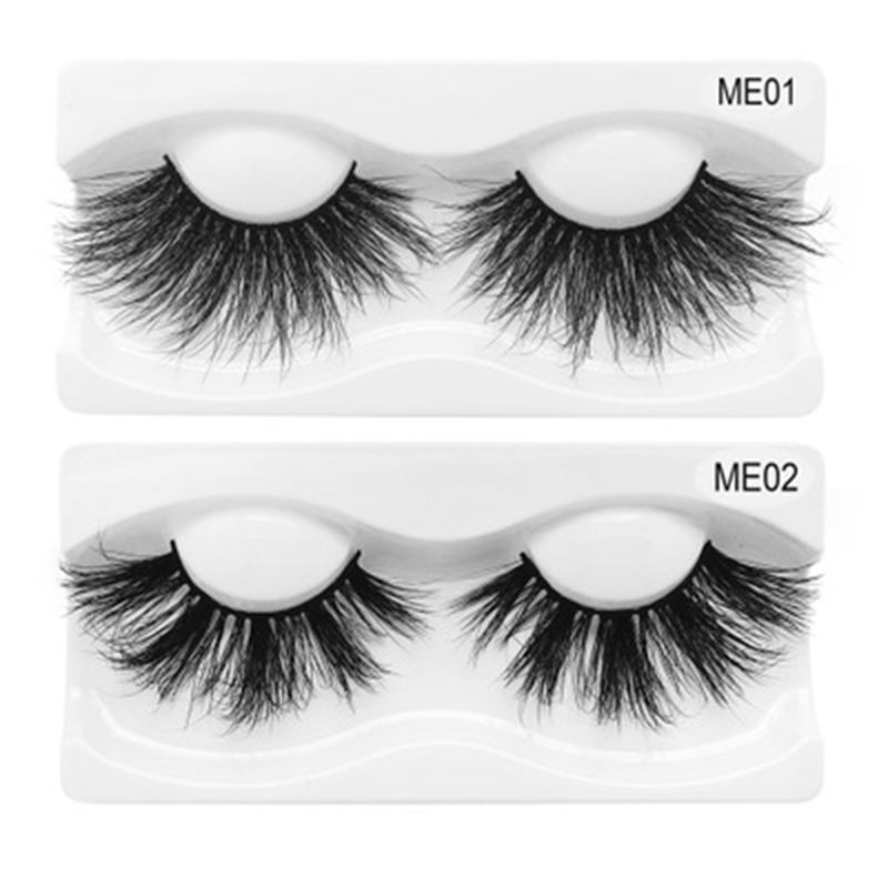Fashion Beauty Product Women Eyelash 25 MM 3D False Eyelashes Mink Eyelashes Extension Tools