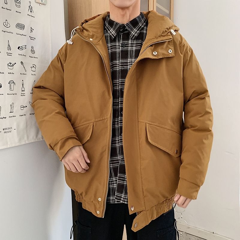 Winter Thick Jacket Men's Parka Warm Fashion Casual Hooded Coat Men Streetwear Wild Loose Korean Short Coat Mens Clothes -5XL, Black
Winter Thick Jacket Men's Parka Warm Fashion Casual Hooded Coat Men Streetwear Wild Loose Korean Short Coat Mens Clothes -5XL, Black