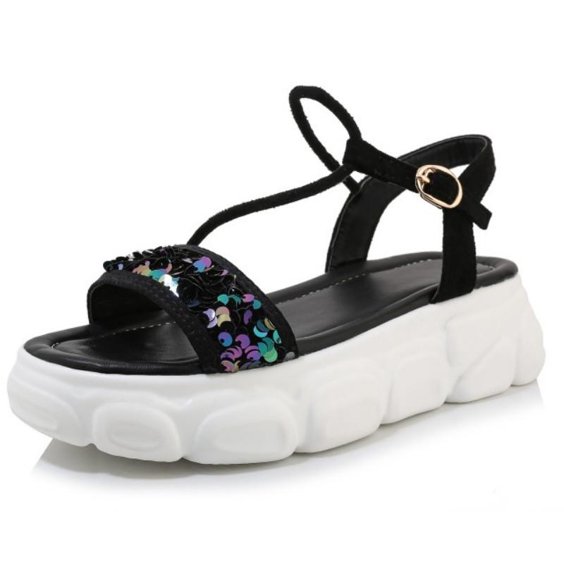 Fanyuan Plus Size 29-46 Women Shoes Thick Bottom Platform Open Toe Women Sandals Summer Bling Outdoor Patchwork Mujer Footwear, Black
Fanyuan Plus Size 29-46 Women Shoes Thick Bottom Platform Open Toe Women Sandals Summer Bling Outdoor Patchwork Mujer Footwear, Black