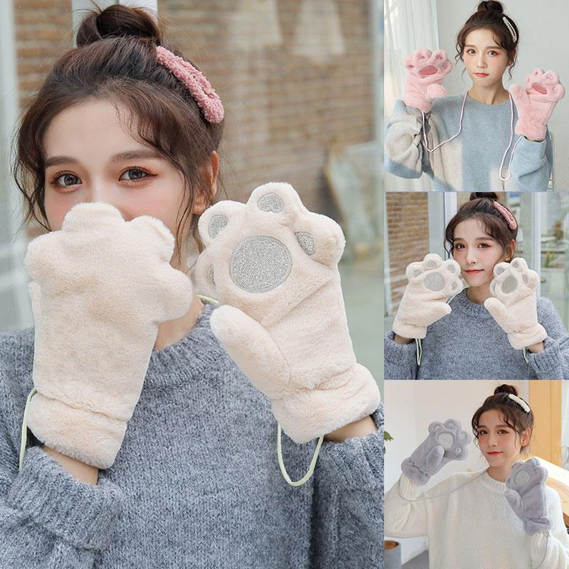 Five Fingers Gloves 1Pair Women Girls Cute Cat Kitten Claw Warm Soft Anime Cosplay Plush For Halloween Party Accessories
Five Fingers Gloves 1Pair Women Girls Cute Cat Kitten Claw Warm Soft Anime Cosplay Plush For Halloween Party Accessories