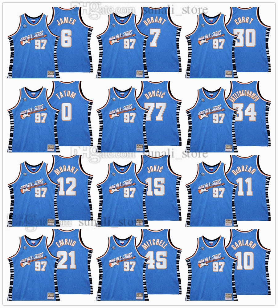 2022 All-Star Royal Basketball Jerseys Stephen Curry LeBron Nikola James Jokic Ja Morant Kevin Giannis Durant Antetokounmpo Joel Embiid DeMar DeRozan Jayson Tatum, Blue
2022 All-Star Royal Basketball Jerseys Stephen Curry LeBron Nikola James Jokic Ja Morant Kevin Giannis Durant Antetokounmpo Joel Embiid DeMar DeRozan Jayson Tatum, Blue