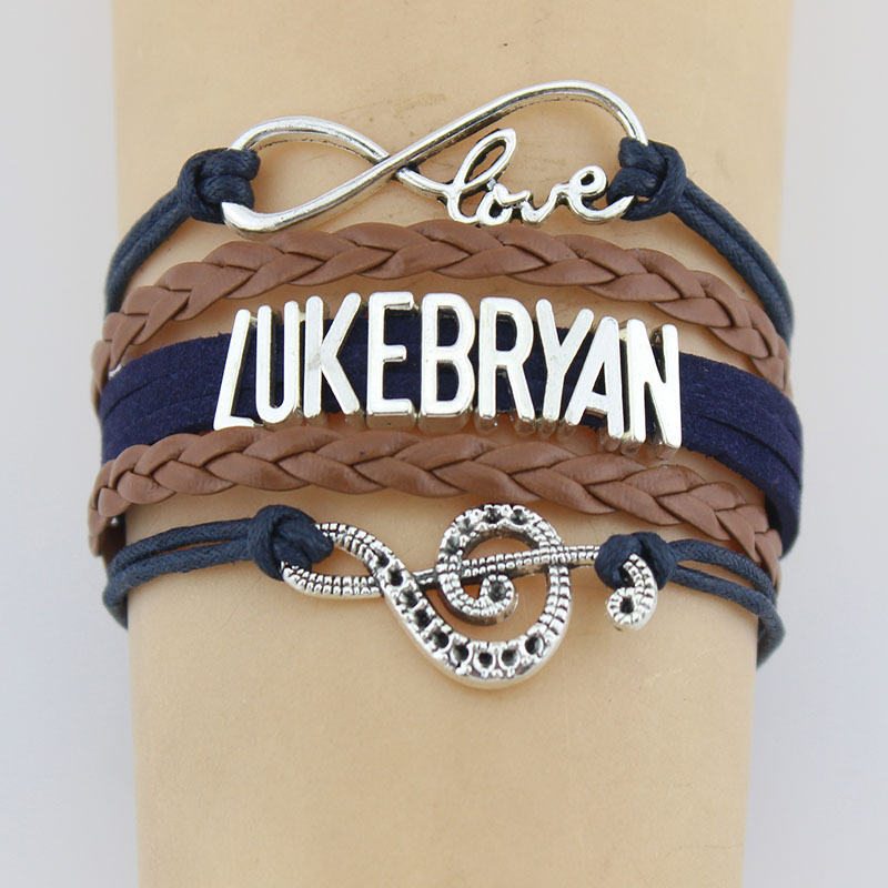Infinity Love Music Sacred Heart Lukebryan Bracelet Note Charm Leather Wrap Hobby Bracelets & Bangles Women Men Jewelry
Infinity Love Music Sacred Heart Lukebryan Bracelet Note Charm Leather Wrap Hobby Bracelets & Bangles Women Men Jewelry