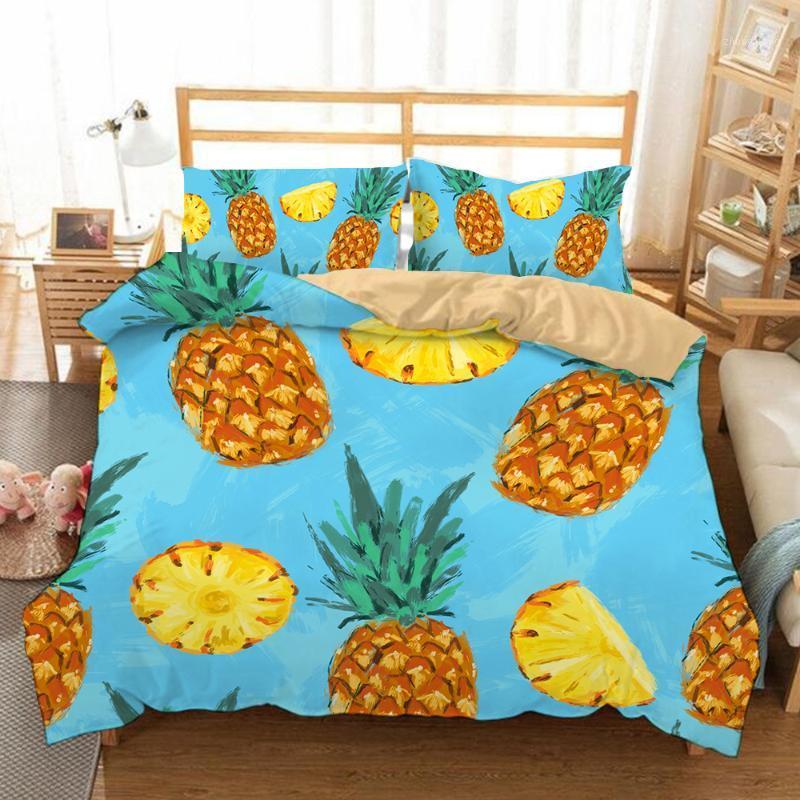 Pineapple Watermelon Orange Strawberry Bedding Twin Full King Single Double Size Duvet Cover Pillowcase Fruit Print
Pineapple Watermelon Orange Strawberry Bedding Twin Full King Single Double Size Duvet Cover Pillowcase Fruit Print