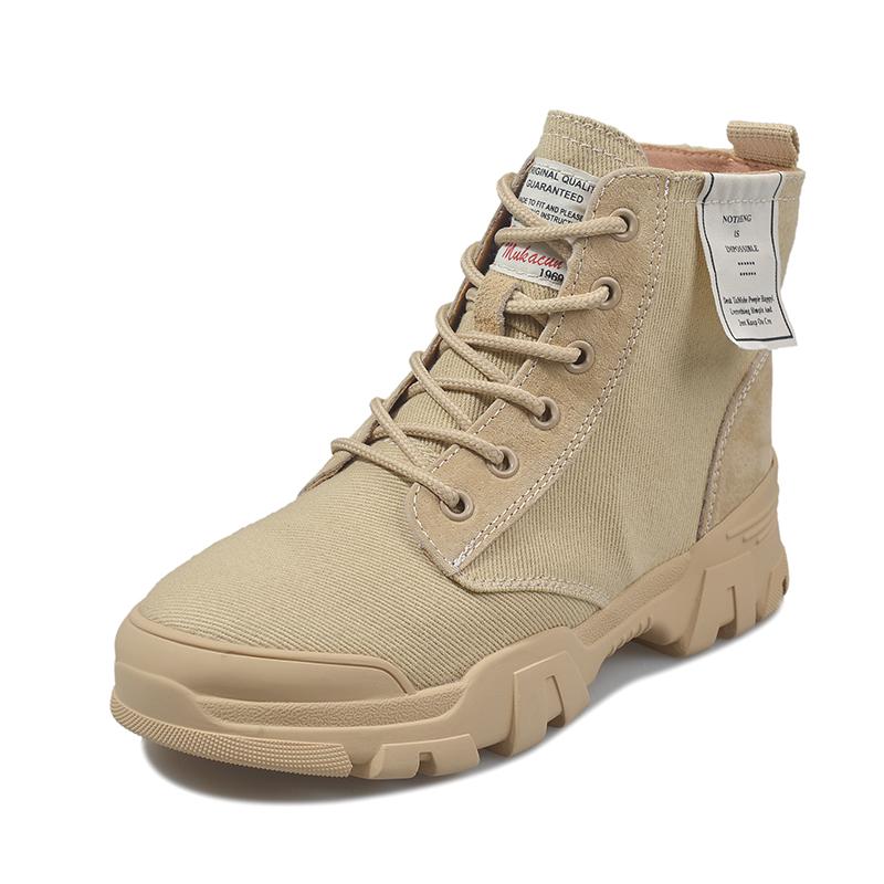 Boots Canvas High Cut Thin Short Female Summer Breathable British Wind 2020 New Wild Handsome Spring And Autumn, Khaki
Boots Canvas High Cut Thin Short Female Summer Breathable British Wind 2020 New Wild Handsome Spring And Autumn, Khaki