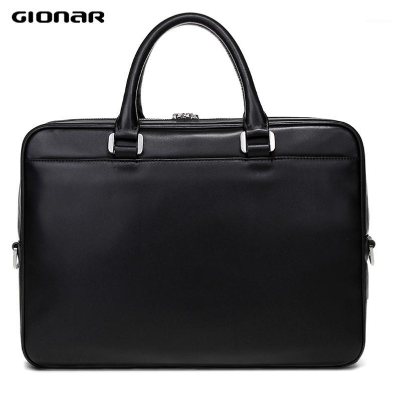 GIONAR men's handbag leather briefcase head layer leather cross-sectional business leisure bag men's laptop bag.1, Black
GIONAR men's handbag leather briefcase head layer leather cross-sectional business leisure bag men's laptop bag.1, Black