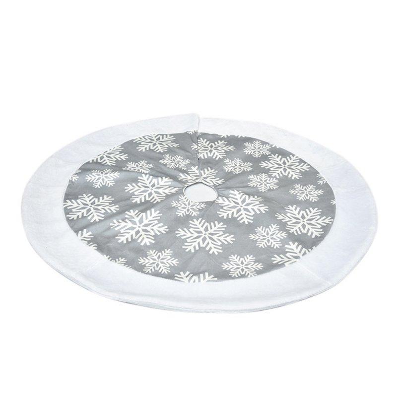 Christmas Decorations Tree Apron Scene Dress Up Items White Edge Snowflake Skirt 100CM Gray
Christmas Decorations Tree Apron Scene Dress Up Items White Edge Snowflake Skirt 100CM Gray