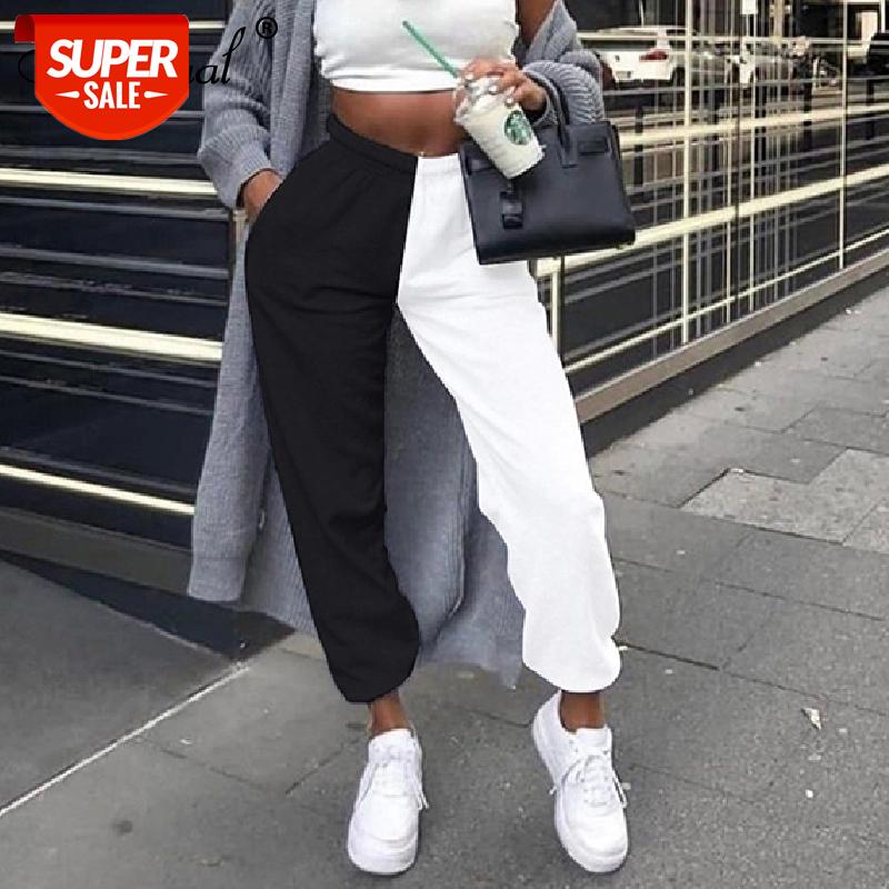 Simenual Casual Sporty Women Sweatpants Autumn Fashion 2019 Patchwork Trousers Workout High Waist Color Blocking Long Pants Slim #ec35, Black;white
Simenual Casual Sporty Women Sweatpants Autumn Fashion 2019 Patchwork Trousers Workout High Waist Color Blocking Long Pants Slim #ec35, Black;white