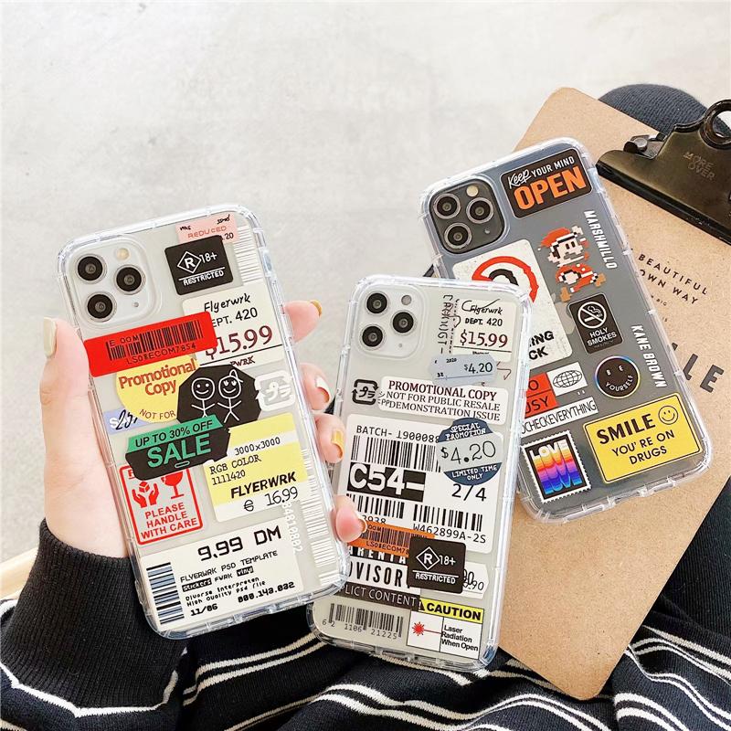 Retro Bar Code Label Phone Case For iPhone 12 Mini 11 Pro XS Max X XR 7 8 Plus Soft Airbag TPU Cover Case For iPhone 12Pro 11Pro
Retro Bar Code Label Phone Case For iPhone 12 Mini 11 Pro XS Max X XR 7 8 Plus Soft Airbag TPU Cover Case For iPhone 12Pro 11Pro
