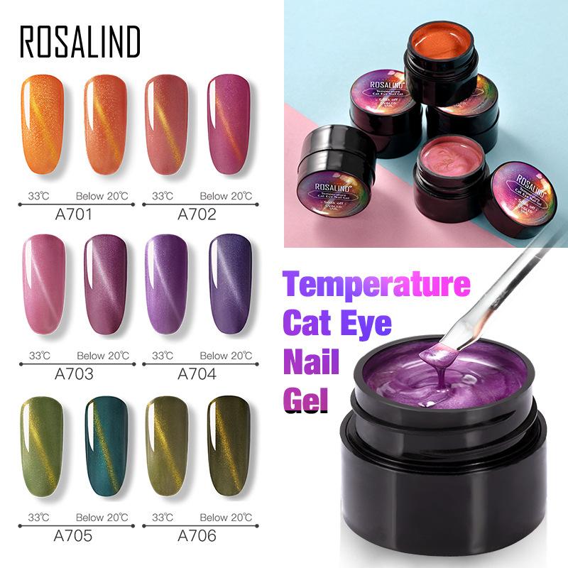 ROSALIND 5ml Temperature Change Magnetic 5D Cat Eye Nail Gel UV Gel Nail Polish Magnet Varnish Starry Sky Jade Effect Lacquer, 05
ROSALIND 5ml Temperature Change Magnetic 5D Cat Eye Nail Gel UV Gel Nail Polish Magnet Varnish Starry Sky Jade Effect Lacquer, 05