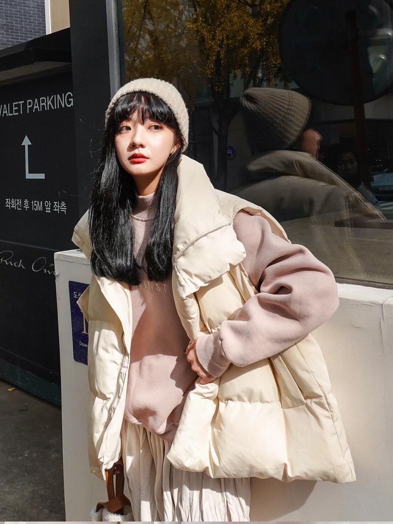 Down cotton vest female student Korean winter coat loose slimming cotton-padded jacket waistcoat waistcoat all-match outer vest, Beige
Down cotton vest female student Korean winter coat loose slimming cotton-padded jacket waistcoat waistcoat all-match outer vest, Beige