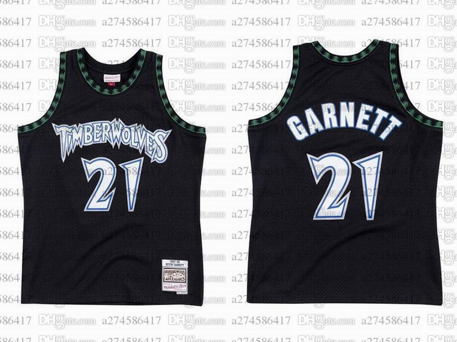 Men women youth basketball Minnesota Timberwolves 21 Kevin Garnett 1997-98 Hardwoods Classics retro Jersey, Black;red
Men women youth basketball Minnesota Timberwolves 21 Kevin Garnett 1997-98 Hardwoods Classics retro Jersey, Black;red