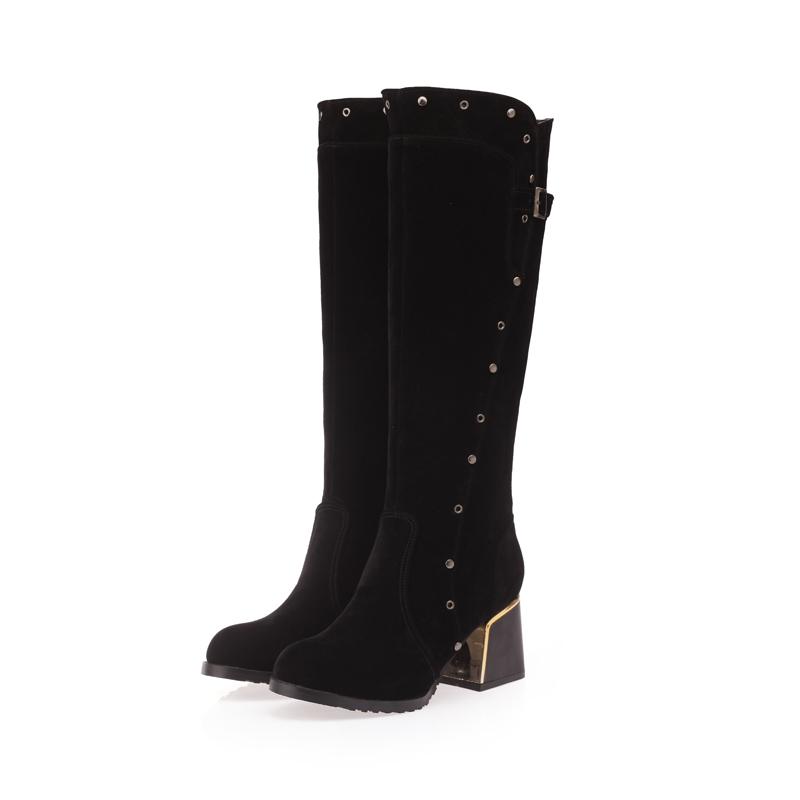 MKKHOU Fashion Knee-length Women Boots Winter New Style Suede And Velvet Warm Boots Thick Heel Mid-tube Large size 33-44, Black cloth
MKKHOU Fashion Knee-length Women Boots Winter New Style Suede And Velvet Warm Boots Thick Heel Mid-tube Large size 33-44, Black cloth