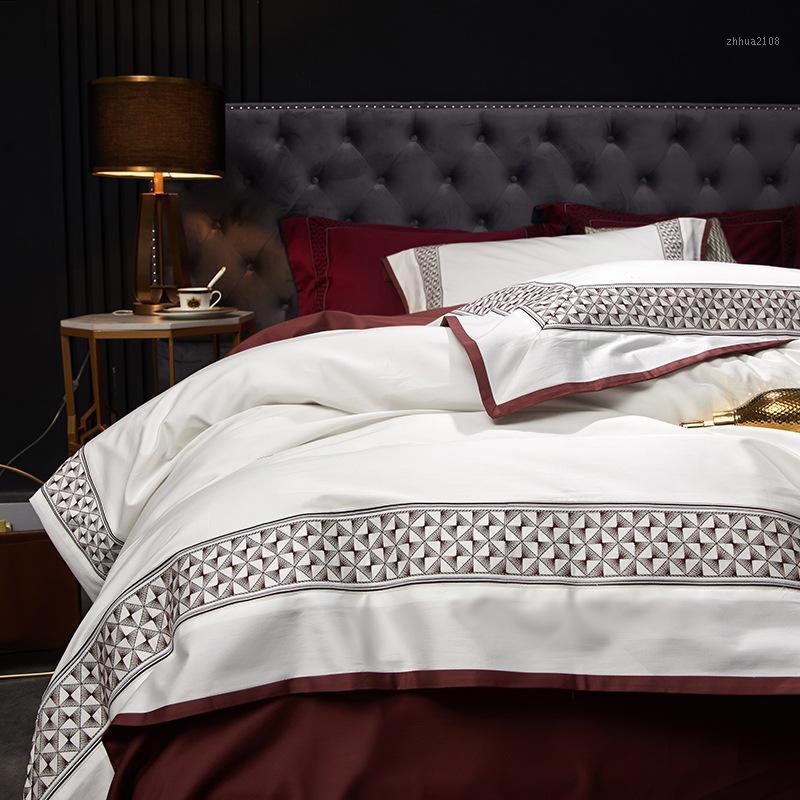 Home Textile Luxury 1000TC Egyptian Cotton Bedding Set Nature Satin Bed Linen 220x240 Pillowcase/Flat Sheet Duvet Quilts Cover1, White
Home Textile Luxury 1000TC Egyptian Cotton Bedding Set Nature Satin Bed Linen 220x240 Pillowcase/Flat Sheet Duvet Quilts Cover1, White