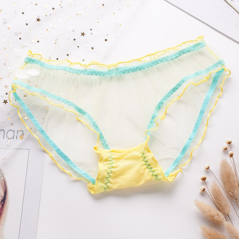 10-20years Old Girl Panties Mesh Fabric Young Girls Underwear Seamless Lace Panties For Teenagers Girl Clothing Y0126