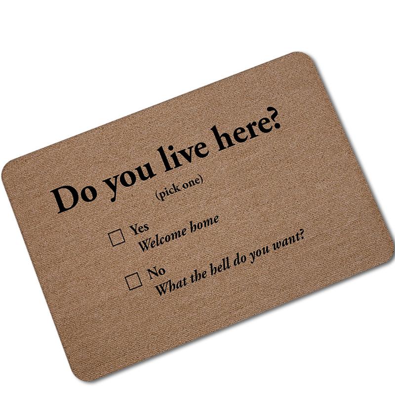 Door Welcome Hilarious Pad Water Uptake Non-slip Dirty Carpet Throw Living Room Rugs Tapete Floor Bedroom Kitchen Rubber Mats, Yellow
Door Welcome Hilarious Pad Water Uptake Non-slip Dirty Carpet Throw Living Room Rugs Tapete Floor Bedroom Kitchen Rubber Mats, Yellow