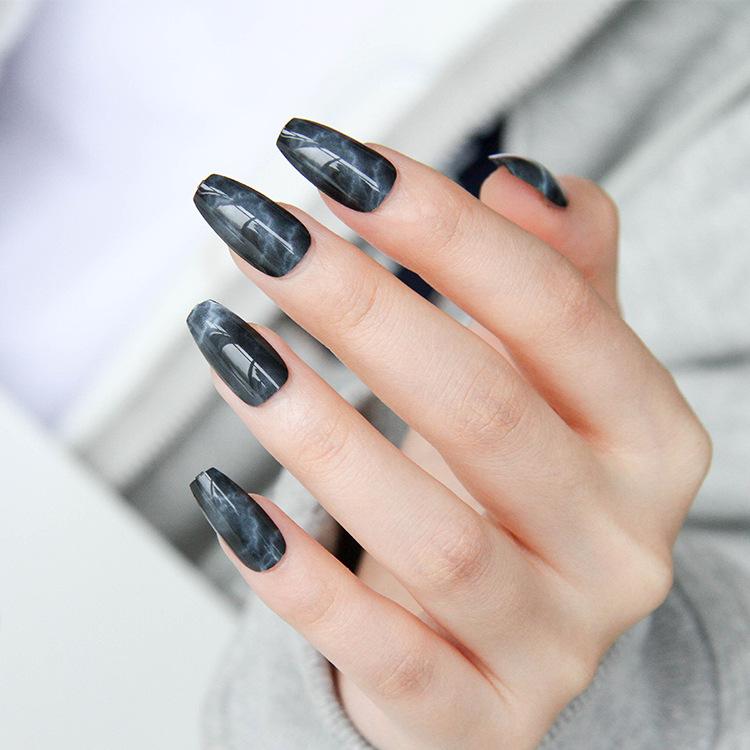 False Nails 24PCS Fake Nail Patch Long Pointed Head Ballet Black Marbling Sweet Style Wearable Finished Piece SANA889, Red;gold
False Nails 24PCS Fake Nail Patch Long Pointed Head Ballet Black Marbling Sweet Style Wearable Finished Piece SANA889, Red;gold