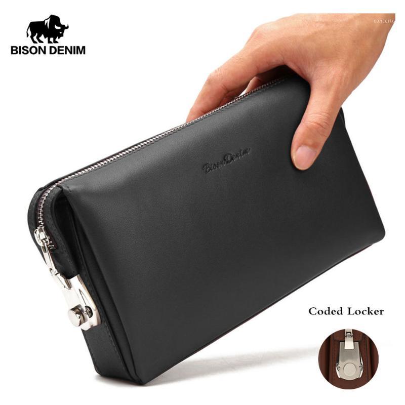 BISON DENIM Genuine Leather Men Clutch Wallets Fashion Zipper Male Wallet Men Purse Long Phone Wallet Men's Clutch Bag N8015-2B1, Black
BISON DENIM Genuine Leather Men Clutch Wallets Fashion Zipper Male Wallet Men Purse Long Phone Wallet Men's Clutch Bag N8015-2B1, Black