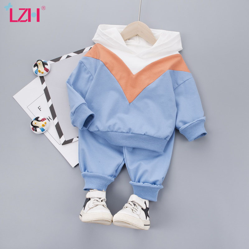 LZH Baby Boys Clothes 2020 New Fashion Autumn Winter Children Boys Clothing Casual Sport Suit Kids Girls Clothes Outfit 1-5 YearX1019