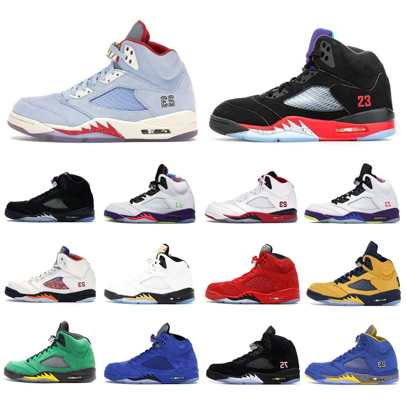 Hot Men Basketball shoes 5 5s Junpman Ice Blue 2020 Top 3 Alternate Bel Metallic Silver Red suede Outdoor shoes sports sneakers, Pg
Hot Men Basketball shoes 5 5s Junpman Ice Blue 2020 Top 3 Alternate Bel Metallic Silver Red suede Outdoor shoes sports sneakers, Pg