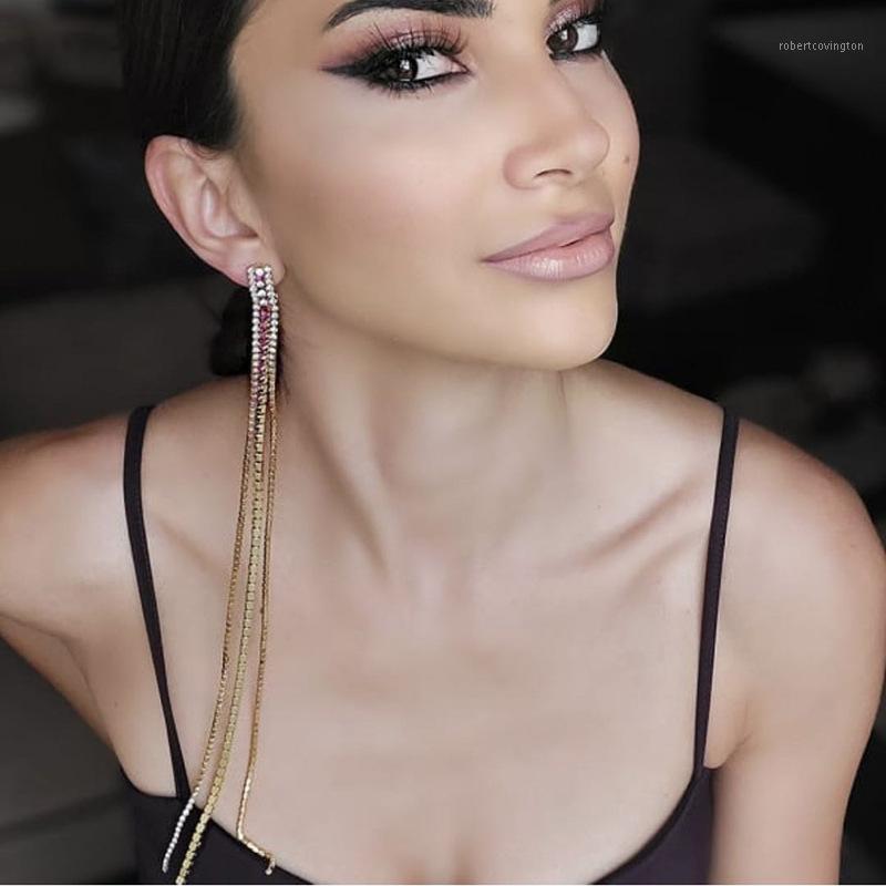 Dangle & Chandelier Women Long Tassel Earrings Fashion Diamond Alloy Simple Style Lady Party Bohemian1
Dangle & Chandelier Women Long Tassel Earrings Fashion Diamond Alloy Simple Style Lady Party Bohemian1