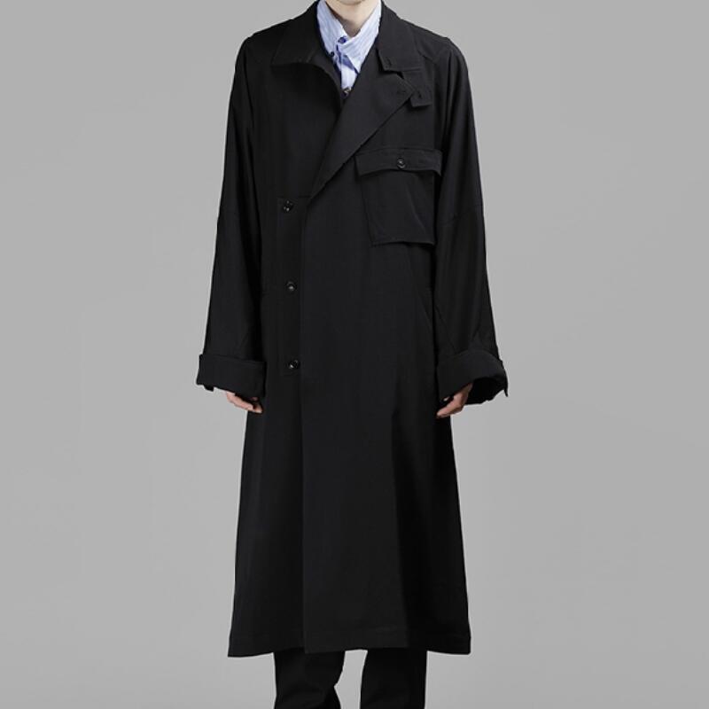 HOT/Spring Men' New Fashion Personalized Customization Large size Mid-length loose and irregular stitching jacket /-6XL, Black
HOT/Spring Men' New Fashion Personalized Customization Large size Mid-length loose and irregular stitching jacket /-6XL, Black