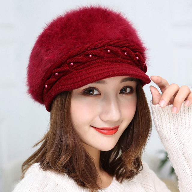 Brand New Women Men Knitted Pearl Decor Winter Striped Oversized Slouch Beanie Hat Cap Skateboard Hats, Red
Brand New Women Men Knitted Pearl Decor Winter Striped Oversized Slouch Beanie Hat Cap Skateboard Hats, Red