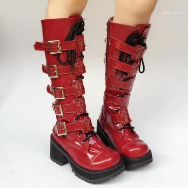 Japanese Style Harajuku Halloween Lolita Punk Knee-High Boots High Heel Lace-up Christmas Cosplay Princess Girl Boots Zip1, Red bright
Japanese Style Harajuku Halloween Lolita Punk Knee-High Boots High Heel Lace-up Christmas Cosplay Princess Girl Boots Zip1, Red bright