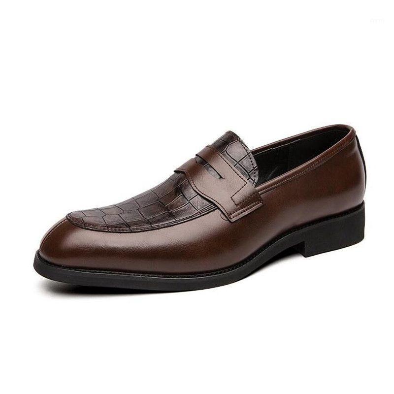 2020 Four Seasons Men Formal Business Shoes Luxury Men Dress Pointed Shoes Male Casual Leather Wedding Party Loafers size 481, Dark brown
2020 Four Seasons Men Formal Business Shoes Luxury Men Dress Pointed Shoes Male Casual Leather Wedding Party Loafers size 481, Dark brown