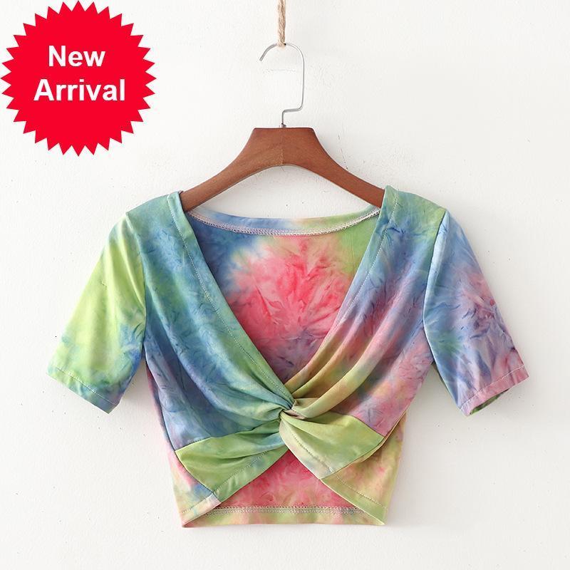Designer 2021 New Summer Women New Tie-dye Cross Club Sexy Short Slender Manner Top Clothes T707, Beige
Designer 2021 New Summer Women New Tie-dye Cross Club Sexy Short Slender Manner Top Clothes T707, Beige