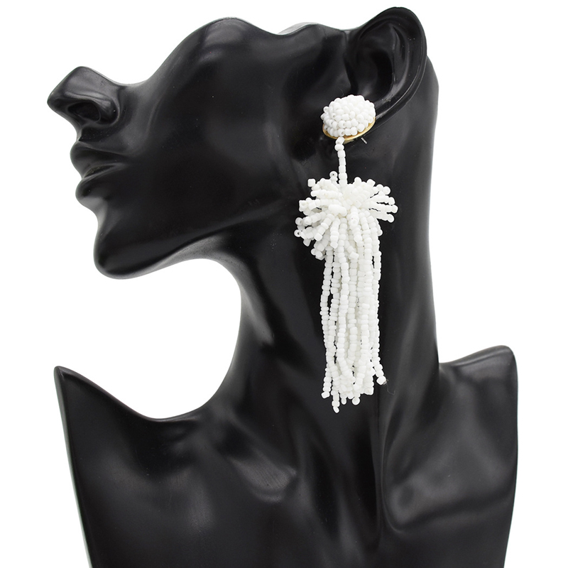 Best Selling Multicolor Fashion Rice Beads Tassels Popular Earrings Street Beat Earrings High Quality Jewelry Wholesale
Best Selling Multicolor Fashion Rice Beads Tassels Popular Earrings Street Beat Earrings High Quality Jewelry Wholesale