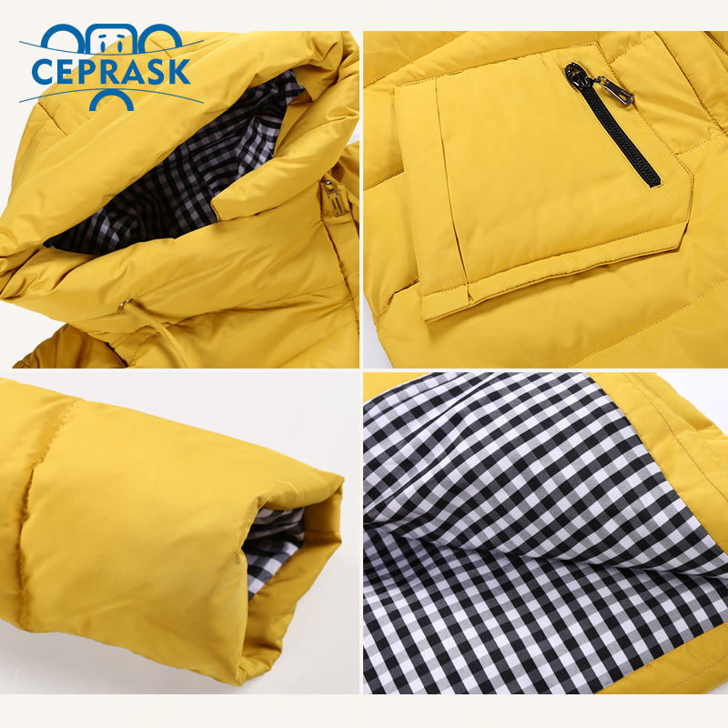 CEPRASK Winter Jacket Women Plus Size Long Fashionable Women's Winter Coat Hooded High Quality Warm Down Jacket Parka LJ201127