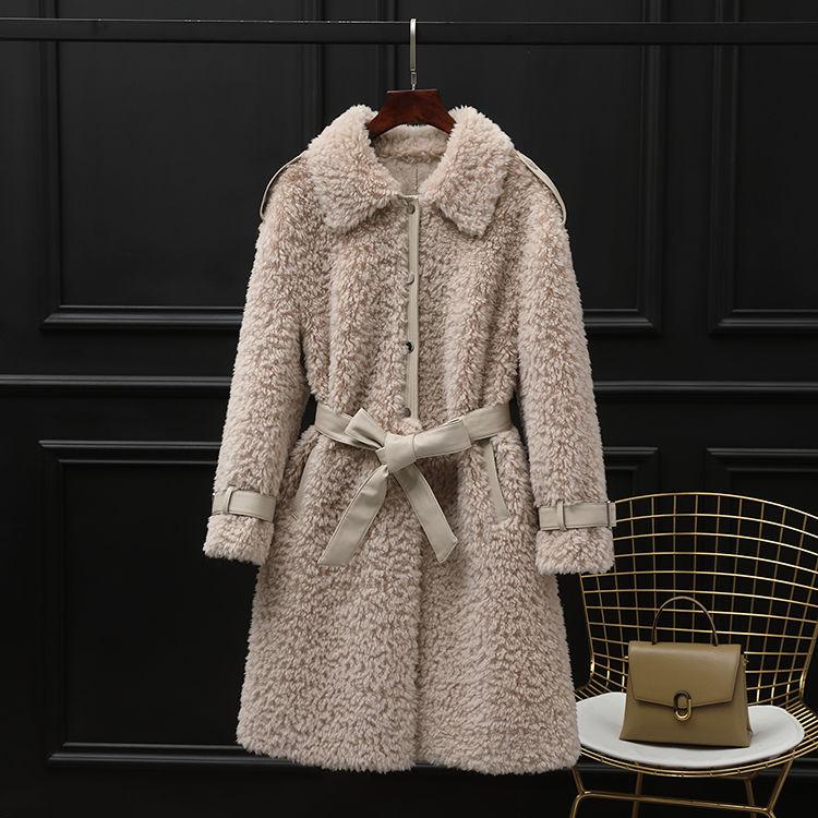 2020 Women Real Sheepskin Parka Thick Warm Women Winter Coat Turn Down Collar Winter Jacket Elegant Fashion Jacket Q308, Yan mai se
2020 Women Real Sheepskin Parka Thick Warm Women Winter Coat Turn Down Collar Winter Jacket Elegant Fashion Jacket Q308, Yan mai se
