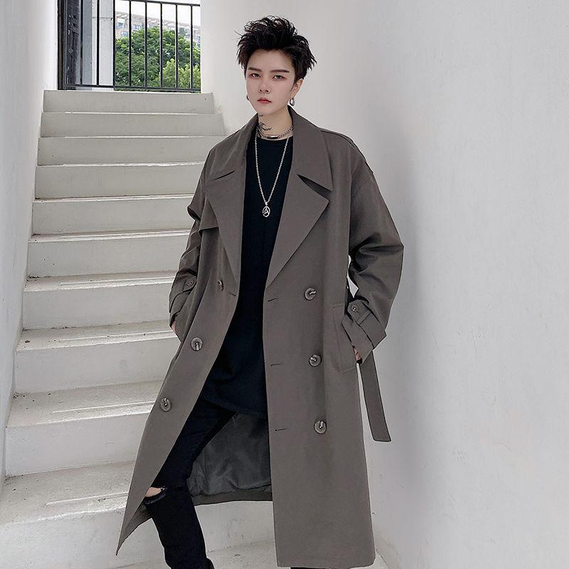 2020 Autumn And Winter New Youth Popular Loose Solid Color Korean Double-breasted Suit Collar Trench Coat Fashionable Casual Top, Black
2020 Autumn And Winter New Youth Popular Loose Solid Color Korean Double-breasted Suit Collar Trench Coat Fashionable Casual Top, Black