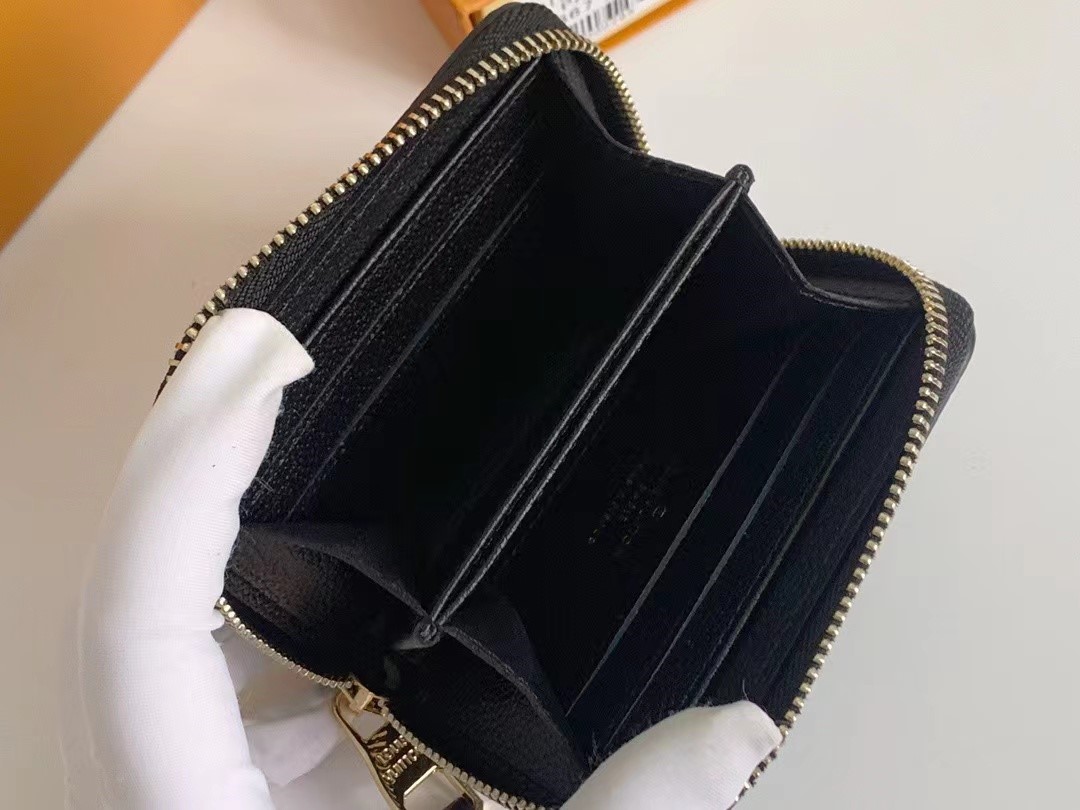 TOP 2022 genuine leather Mini Wallets Purses Fashion Short By The Pool ZIPPY Wallet Monograms Leather Embossing Classic Zipper Pocket Pallas Bag Zip c